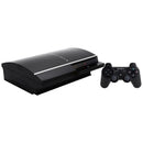 Videogame PlayStation 3 PS3 Fat 160GB Cor Black Piano Seminovo + 2 Controles + 5 Jogos